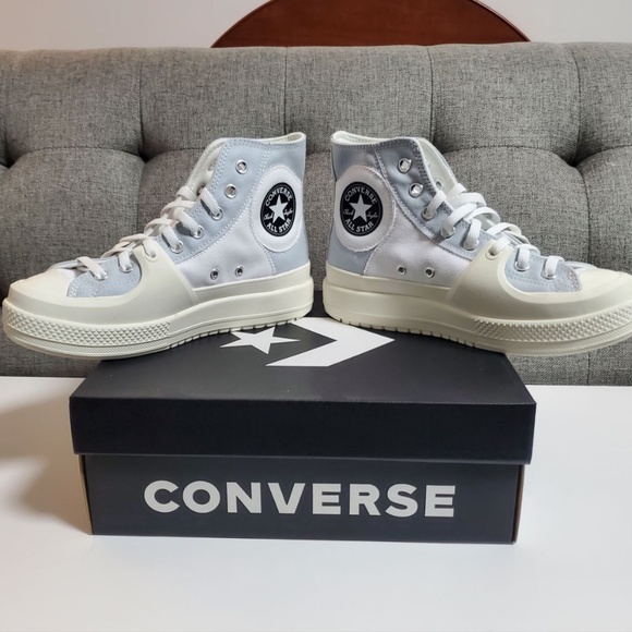 BNIB Converse Chuck Taylor All Star Construct Platform - Ghosted - Picture 9 of 12